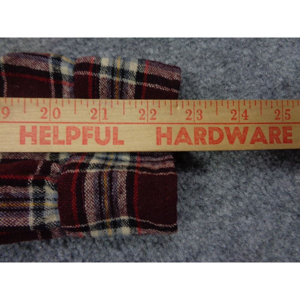 Vintage Pendleton Shirt Mens M Red Plaid Wool Button Up Outdoor Hiking USA - Picture 9 of 10